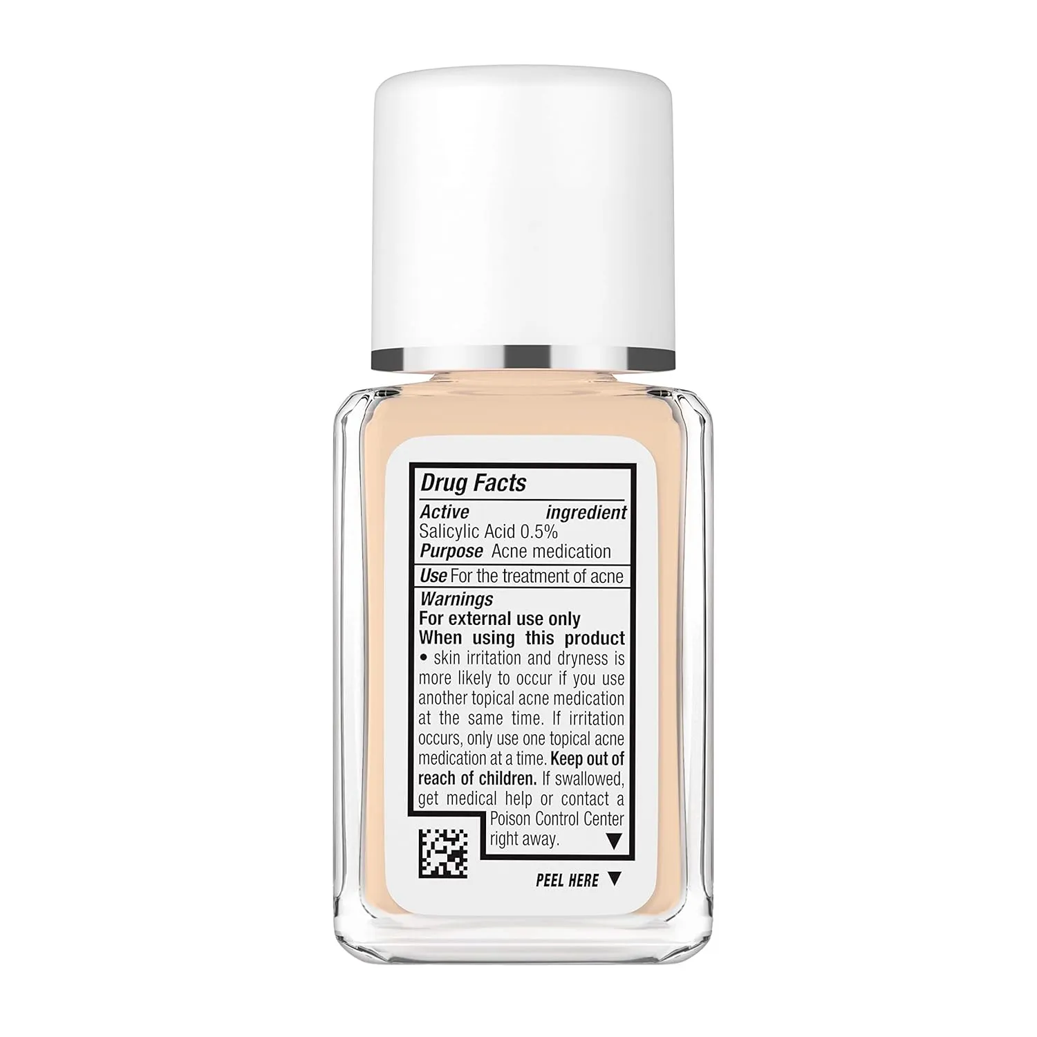 Neutrogena SkinClearing Oil-Free Acne and Blemish Fighting Liquid Foundation with.5% Salicylic Acid Acne Medicine, Shine Controlling Makeup for Acne Prone Skin, 30 Buff, 1 fl. oz