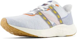 New Balance Unisex Fresh Foam Arishi V4 Running Shoe, Light Arctic Grey/Sunflower, 3.5 Wide US Men