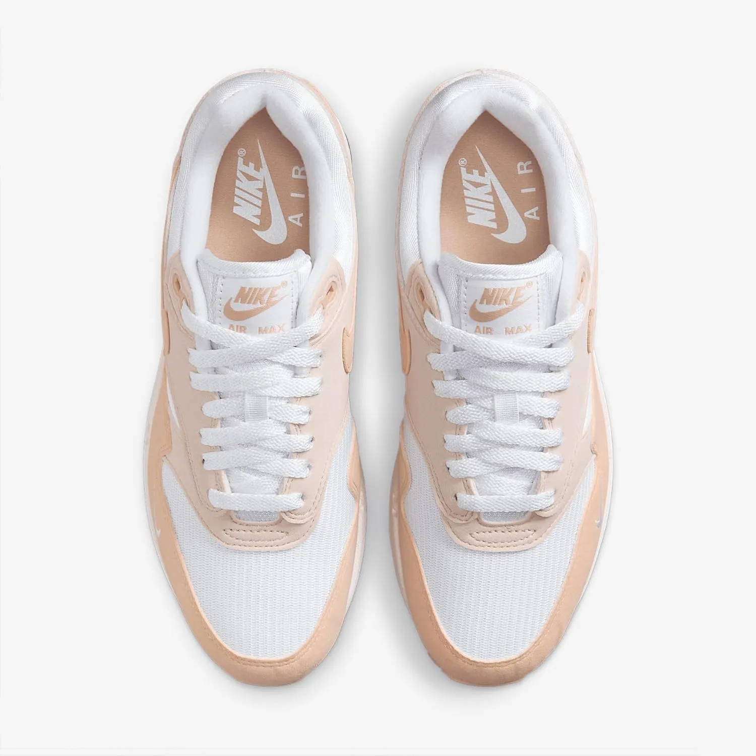 Nike Air Max 1 '87 Textile Women's Shoes (HF1194-100, Light Orewood Brown/White/Sail/White Onyx)
