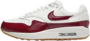 Nike Air Max 1 LX Women's Shoes (FJ3169-100, Sail/Sail/Gum Light Brown/Team Red) Size 5