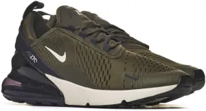 Nike Air Max 270 Men's Shoes (AH8050-303, Cargo Khaki/Obsidian/Light Bone) Size 8.5