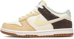 Nike Big Kid's Dunk Low GS 'Coconut Milk/Soft Yellow' (HQ3474 171)