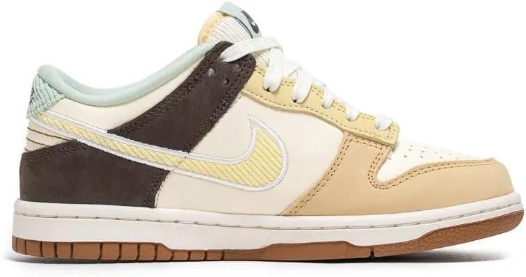 Nike Big Kid's Dunk Low GS 'Coconut Milk/Soft Yellow' (HQ3474 171)