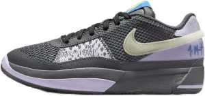 Nike Ja 1 Big Kids' Basketball Shoes (DX2294-002, Iron Grey/Lilac Bloom/Light Photo Blue/Glow) Size 4