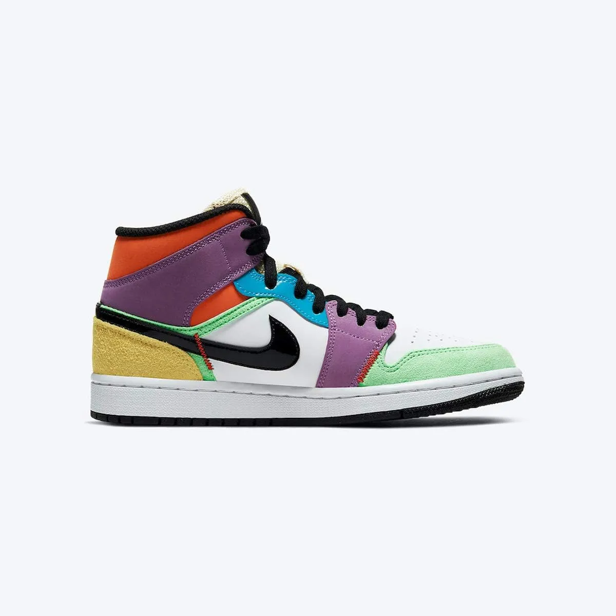 Nike Jordan Women's Shoes Air Jordan 1 Mid SE Light Club CW1140-100