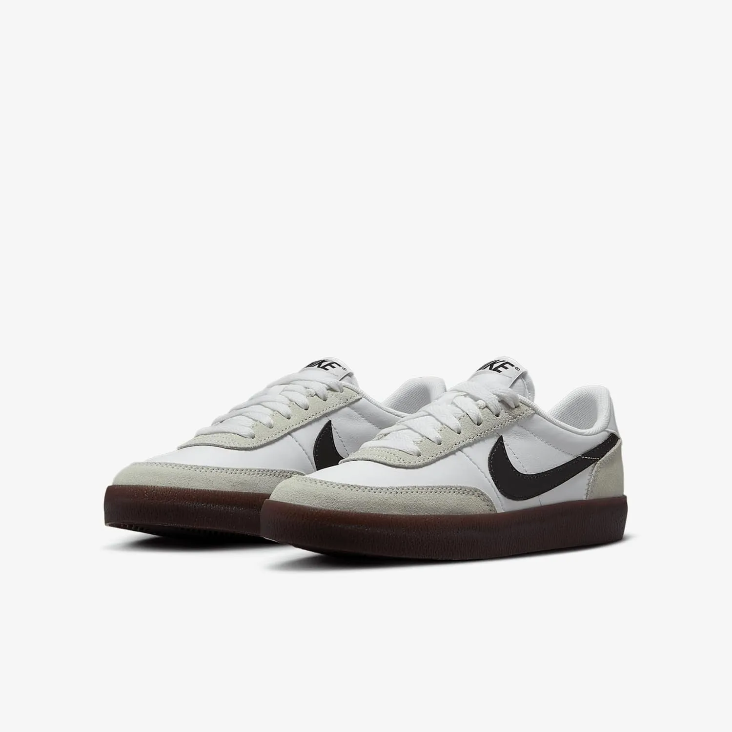 Nike Killshot 2 Big Kids' Shoe (IF0500-100, White/Light Silver/Gum Dark Brown/Black)