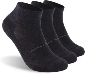 No Show Athletic Socks, ZEALWOOD Unisex Merino Wool Ultra-Light Running Tennis Golf Socks,1/3 Pairs