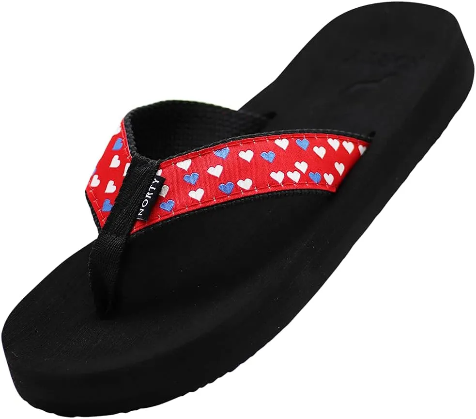 NORTY - Women's Casual Resort Wear Flip Flop Sandal for Everyday Comfort