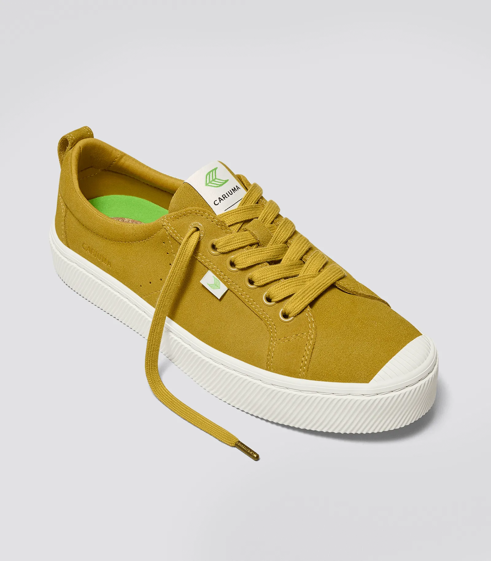 OCA Low Lemon Curry Suede Sneaker