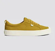 OCA Low Lemon Curry Suede Sneaker