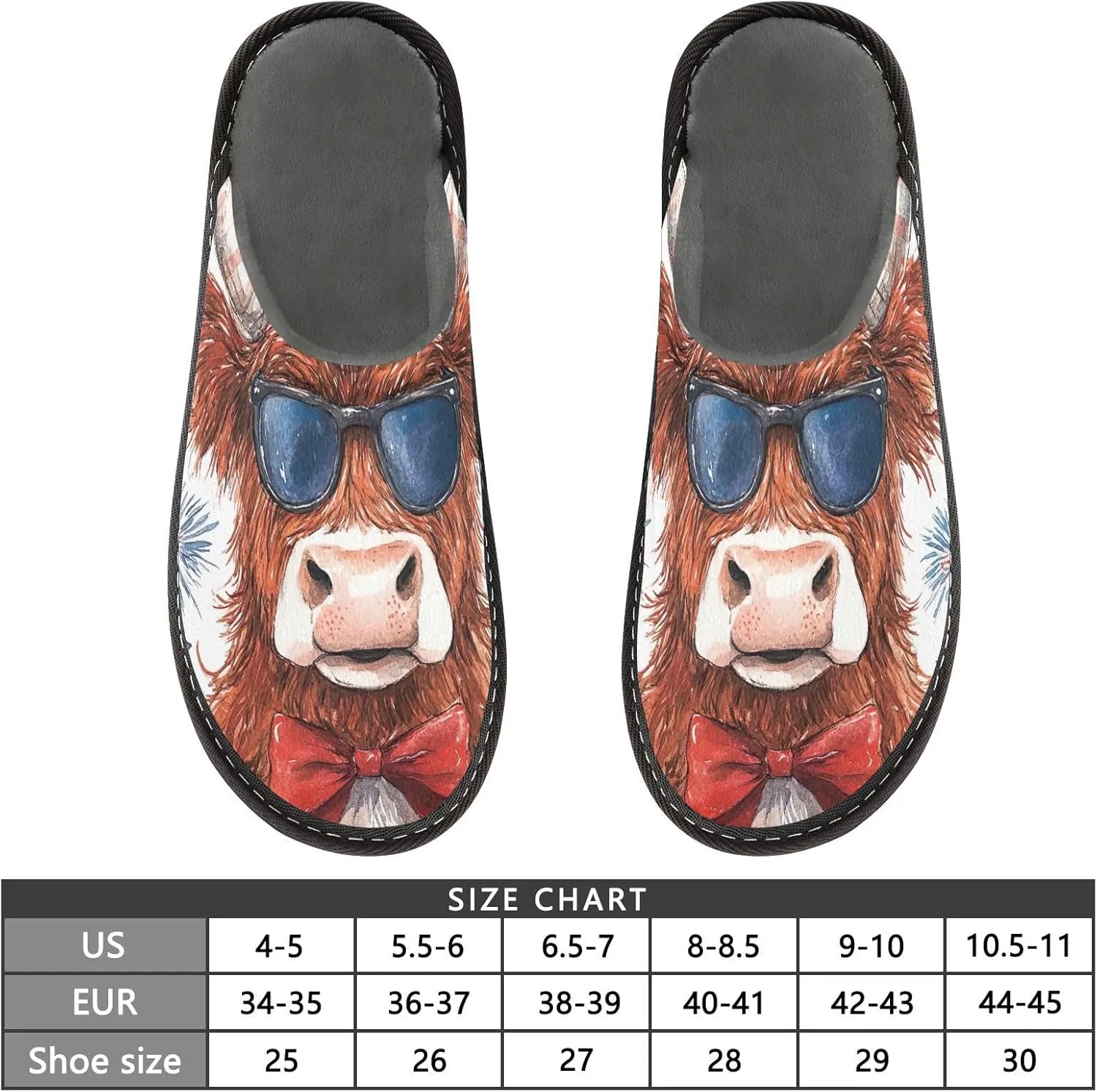 ODAWA Sloth Tree Party Ladies Slippers House Memory Foam Warm Slip on House Shoes