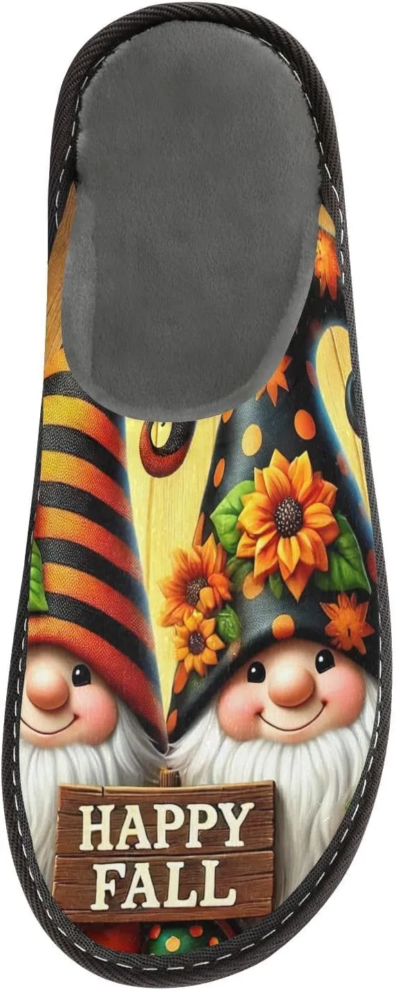 ODAWA Sloth Tree Party Ladies Slippers House Memory Foam Warm Slip on House Shoes