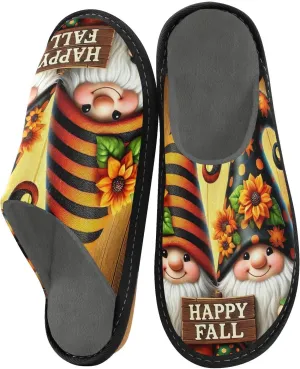 ODAWA Sloth Tree Party Ladies Slippers House Memory Foam Warm Slip on House Shoes