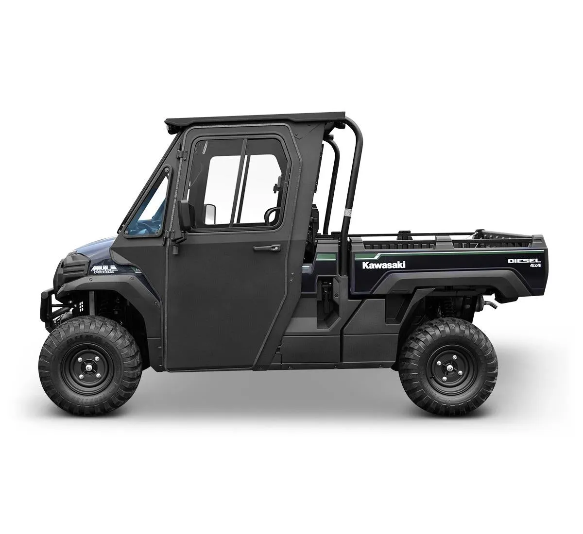 OEM Kawasaki Hard Cab Enclosure with AS1 Glass Windshield 1KAPFXCAS1