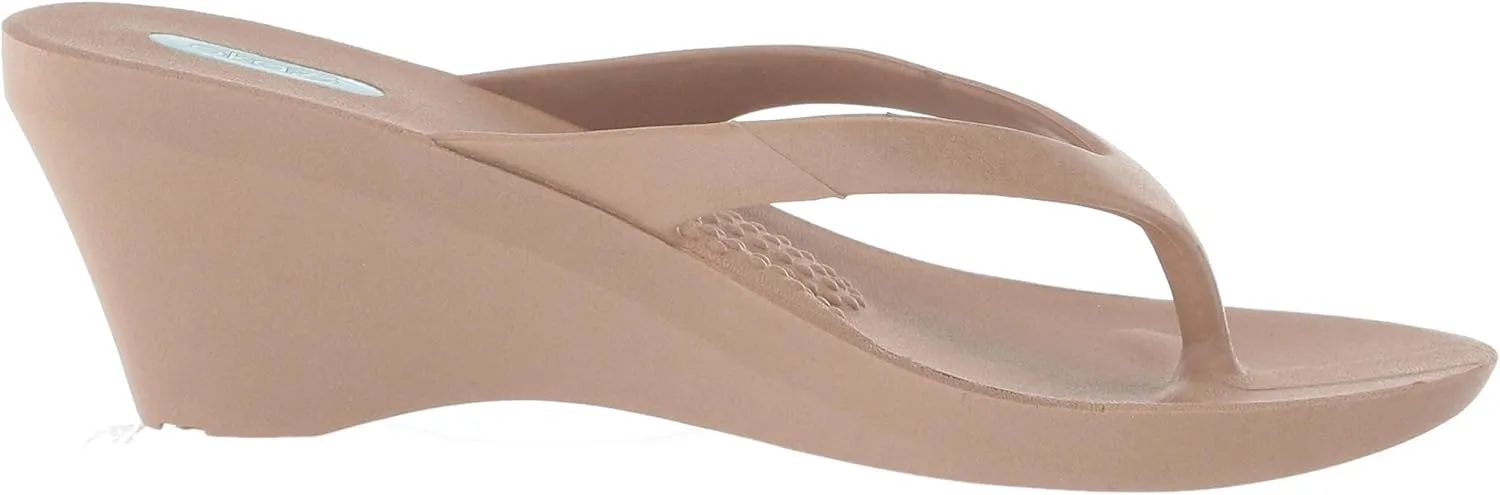 Oka-B Women's Kylie Flip Flop with Wedge Heel