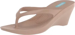 Oka-B Women's Kylie Flip Flop with Wedge Heel