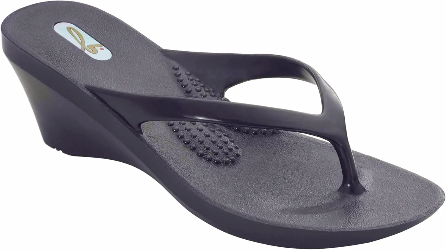 Oka-B Women's Kylie Flip Flop with Wedge Heel