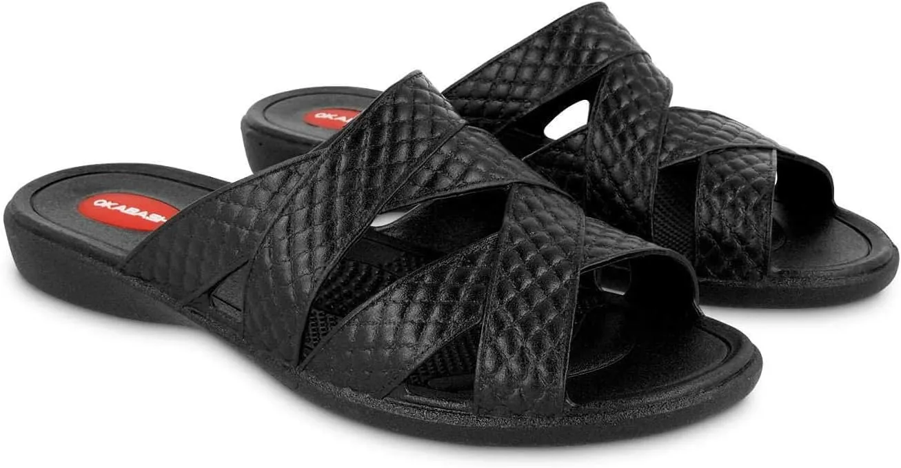OKABASHI Women’s Cross Strap Flip Flops - Sandals