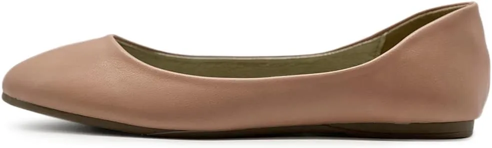 Ollio Women's Shoe Ballet Basic Light Comfort Low Heel Flat