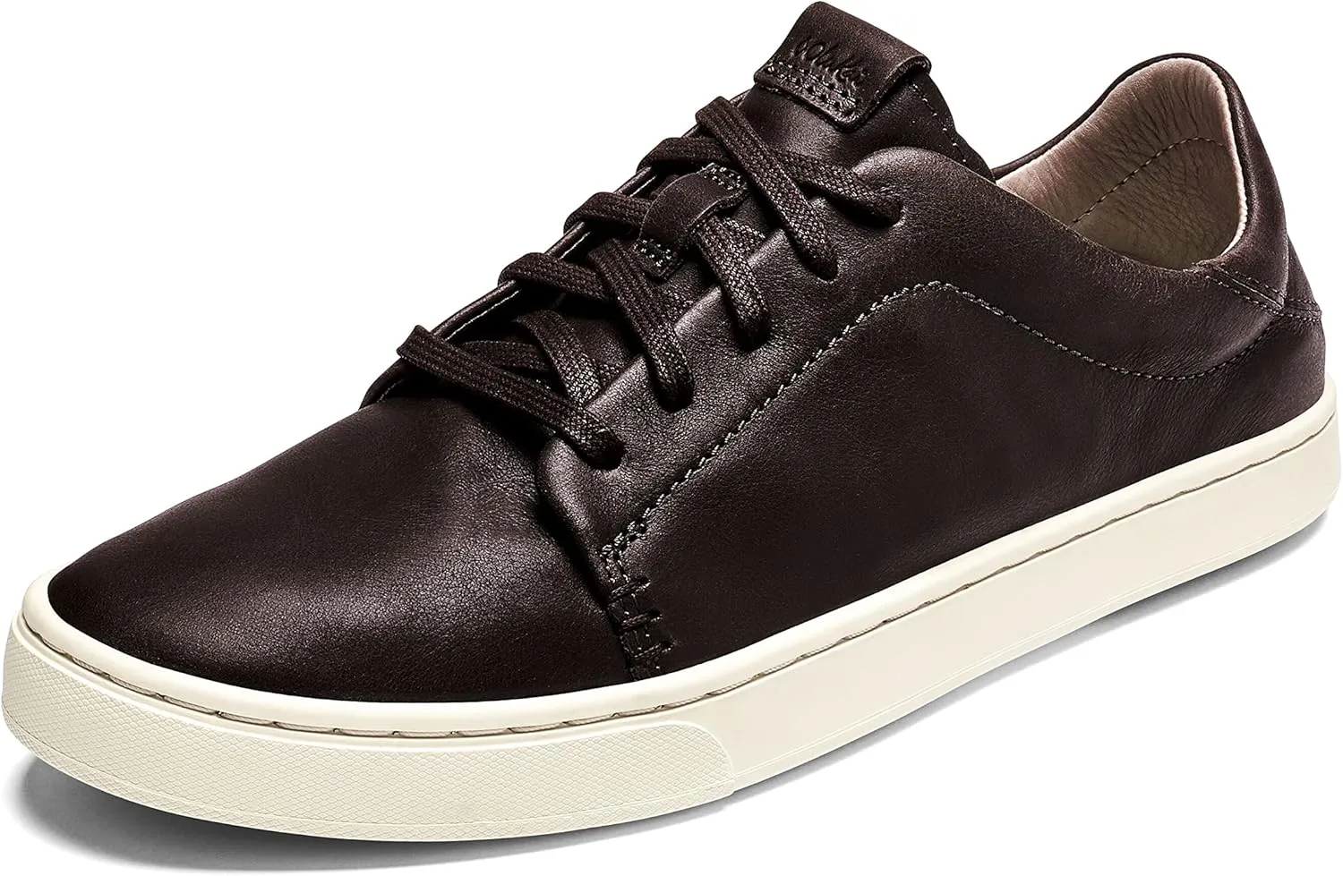 OLUKAI Pehuea Li 'ILI Women's Everyday Leather Sneakers, Casual & Versatile Shoes with Drop-in Heel, Soft & Premium Materials, All-Day Comfort & Support