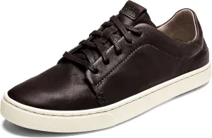 OLUKAI Pehuea Li 'ILI Women's Everyday Leather Sneakers, Casual & Versatile Shoes with Drop-in Heel, Soft & Premium Materials, All-Day Comfort & Support