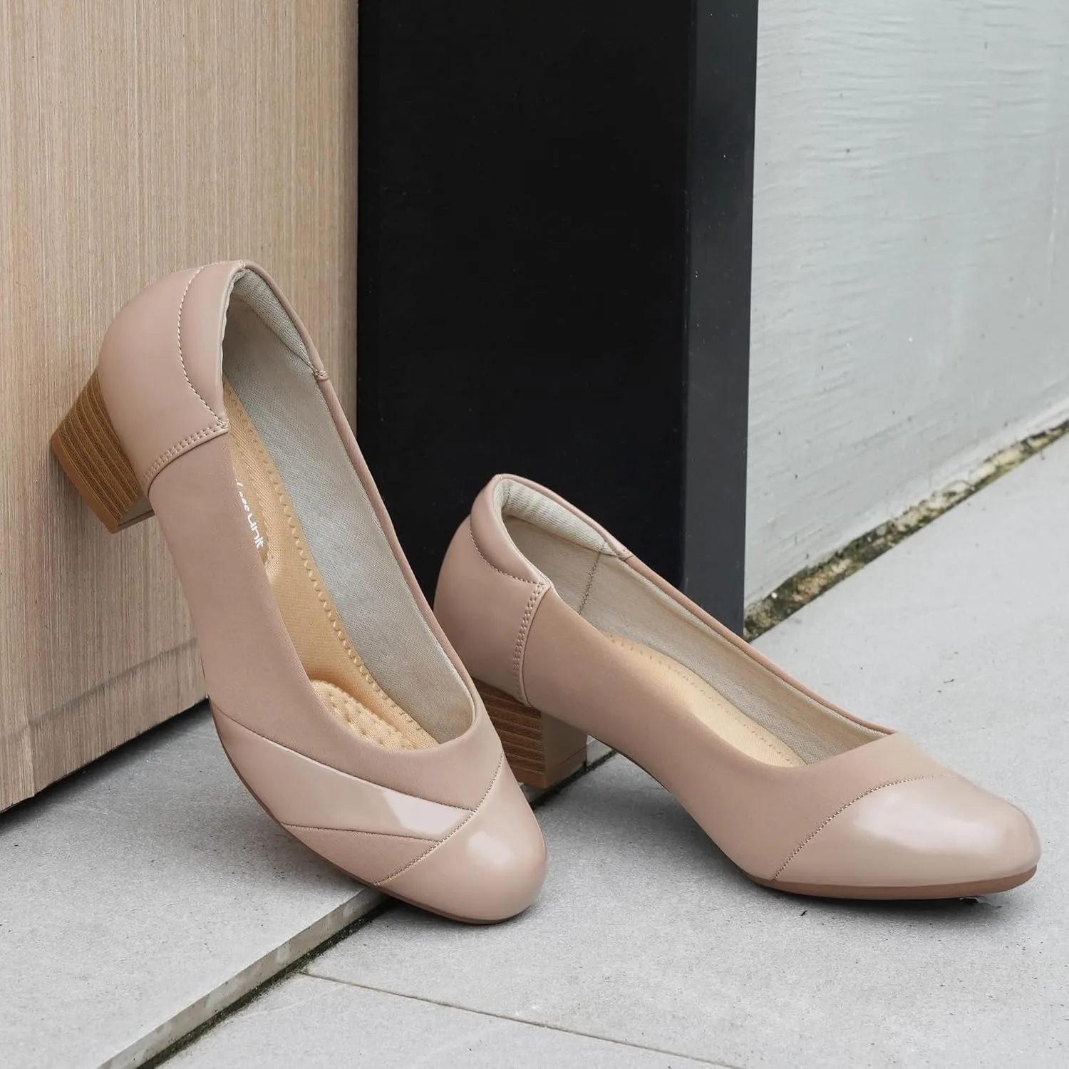 Ortho rest Women Bunion Dress Shoes Low Heel Orthopedic Slip on Loafers Orthotic Pumps
