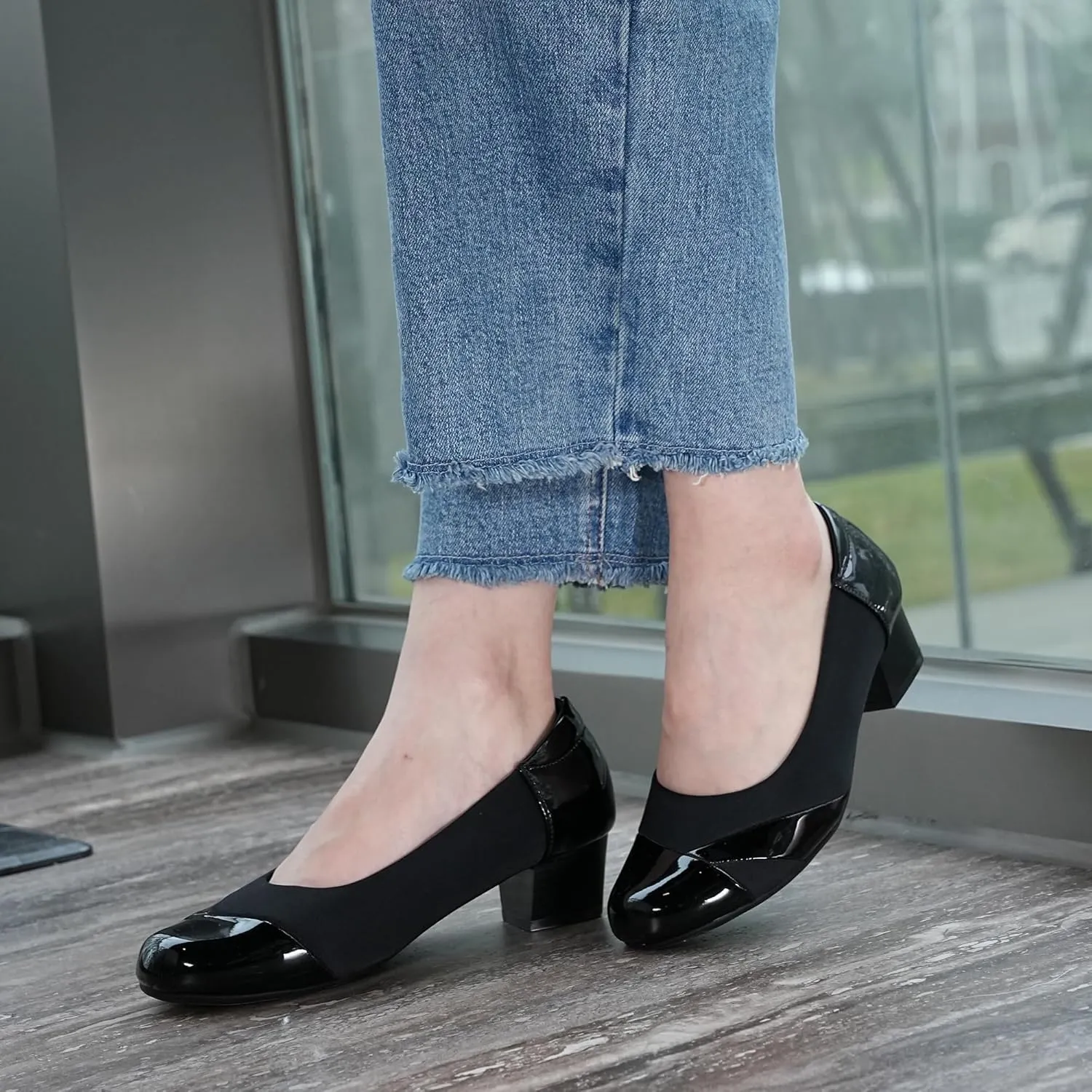 Ortho rest Women Bunion Dress Shoes Low Heel Orthopedic Slip on Loafers Orthotic Pumps