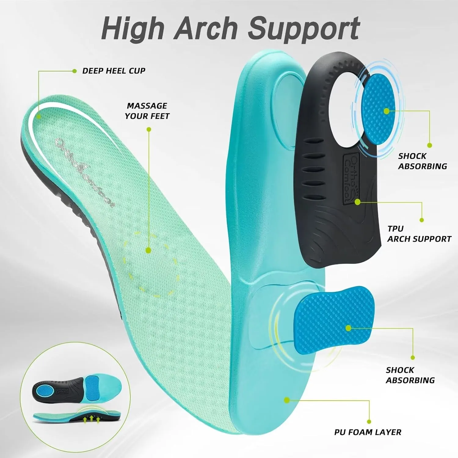 OrthoComfoot Women's Orthopedic Slip-On Loafers Walking Shoes: Comfortable Arch Support Slippers for Plantar Fasciitis, Casual Canvas Orthotic Mule Clogs for Foot Heel Pain Relief