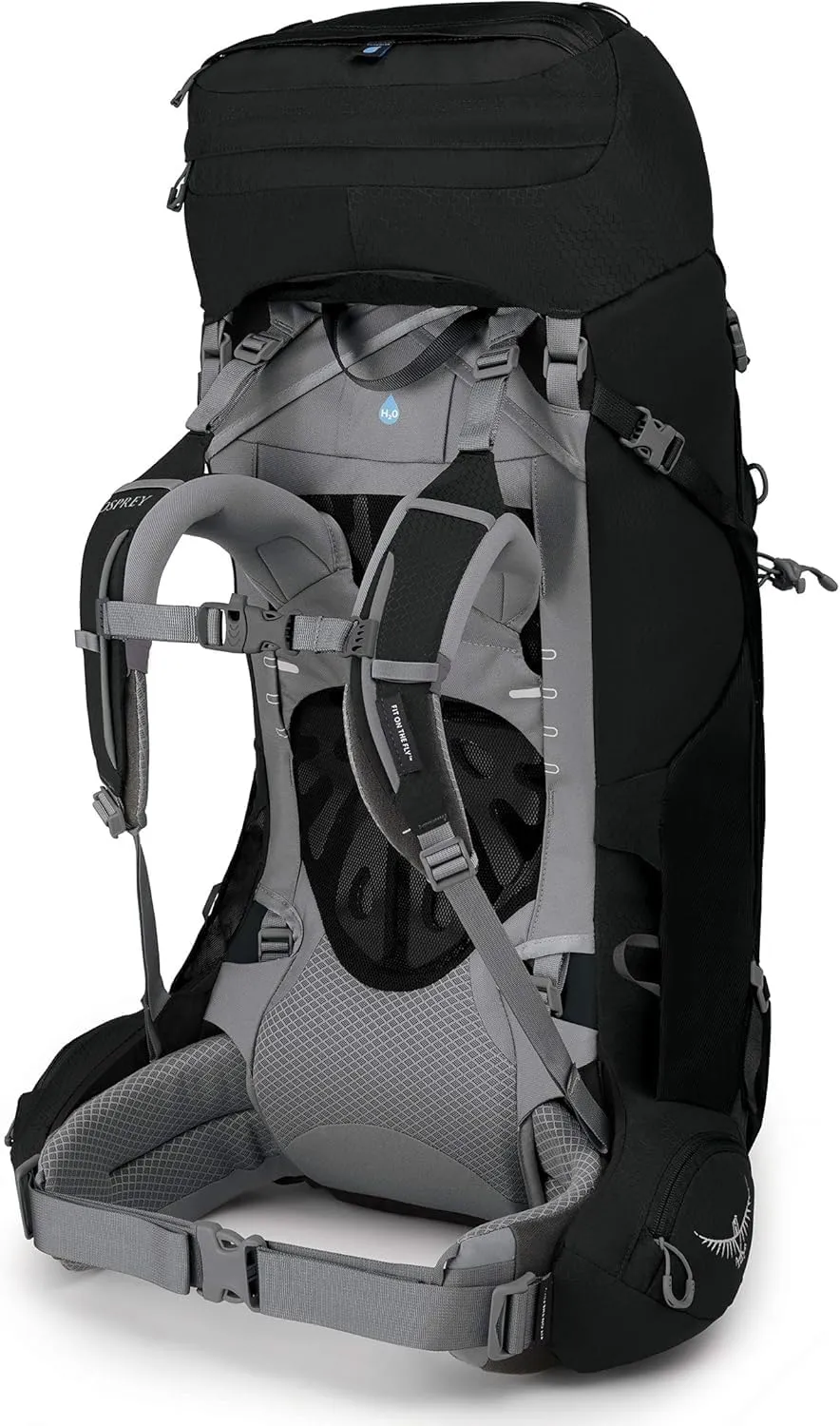 Osprey Ariel 55L Women's Backpacking Backpack, Black, WM/L