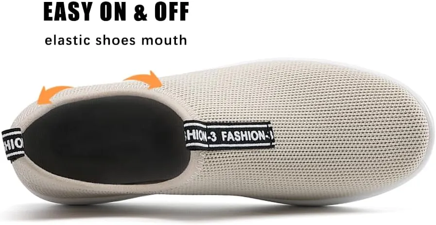 Oude Platform Loafers for Women Comfortable | Womens Slip On Sneakers Lightweight | Women's Walking Shoes Work Long Hours | Thick Rocking Bottom