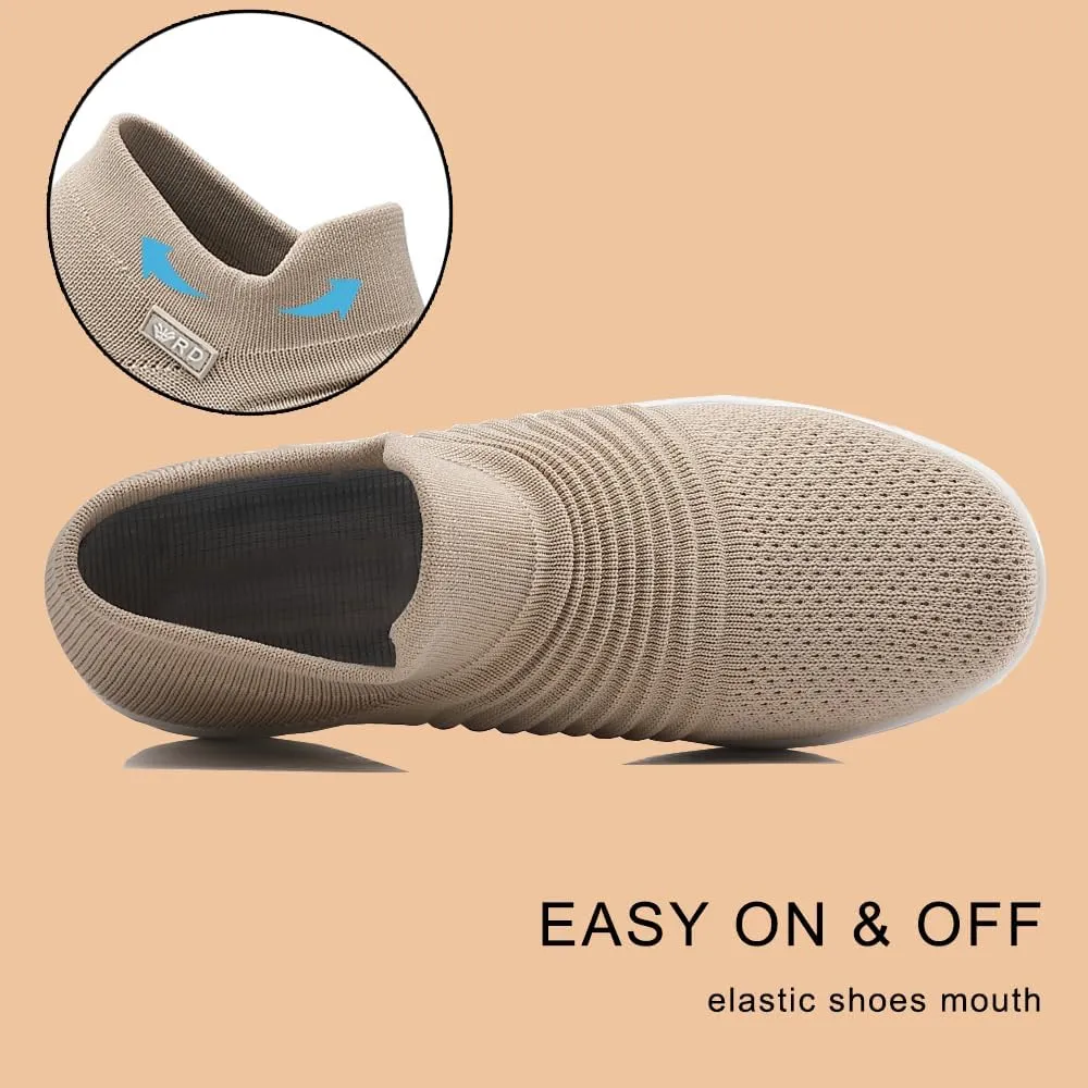 Oude Platform Loafers for Women Comfortable | Womens Slip On Sneakers Lightweight | Women's Walking Shoes Work Long Hours | Thick Rocking Bottom