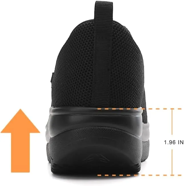 Oude Slip On Sneakers Women Comfortable | Womens Orthopedic Slip On Shoes Traveling | 2 Inch Rocker Bottom