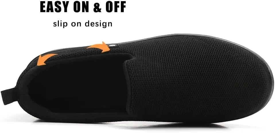 Oude Slip On Sneakers Women Comfortable | Womens Orthopedic Slip On Shoes Traveling | 2 Inch Rocker Bottom