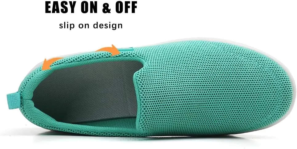 Oude Slip On Sneakers Women Comfortable | Womens Orthopedic Slip On Shoes Traveling | 2 Inch Rocker Bottom