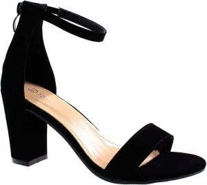 Over the Toe Strap Ankle Wrap Strap Heel Open Toe Medium Heel
