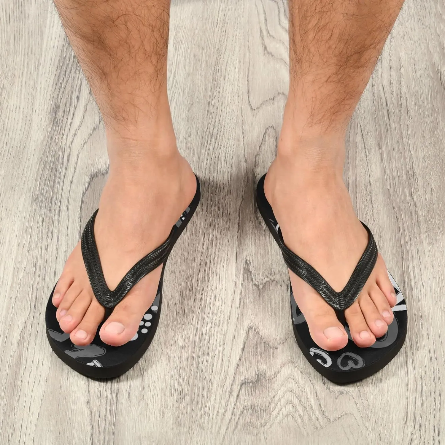 Oyihfvs Flip Flops Flip Sandal Home Slippers Hotel Spa Bedroom for Men Women XS-XXL