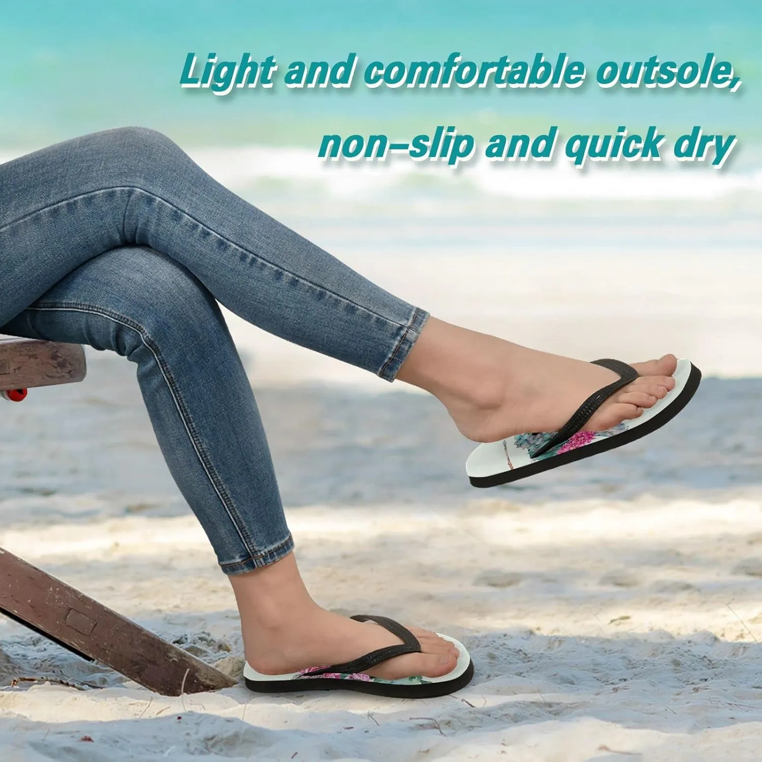 Oyihfvs Flip Flops Flip Sandal Home Slippers Hotel Spa Bedroom for Men Women XS-XXL