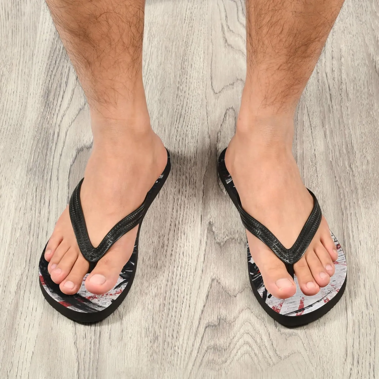 Oyihfvs Flip Flops Flip Sandal Home Slippers Hotel Spa Bedroom for Men Women XS-XXL