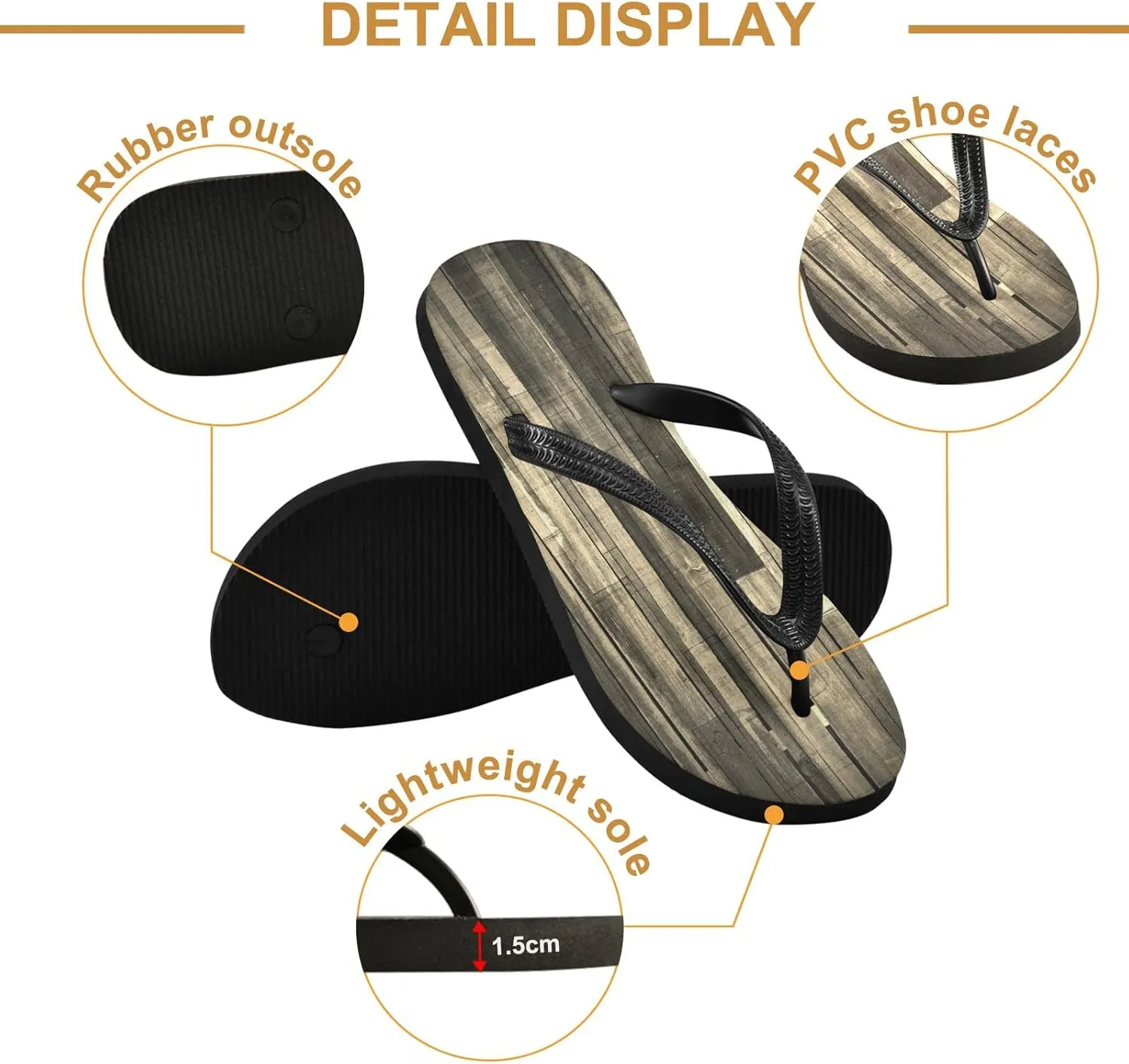 Oyihfvs Flip Flops Flip Sandal Home Slippers Hotel Spa Bedroom for Men Women XS-XXL