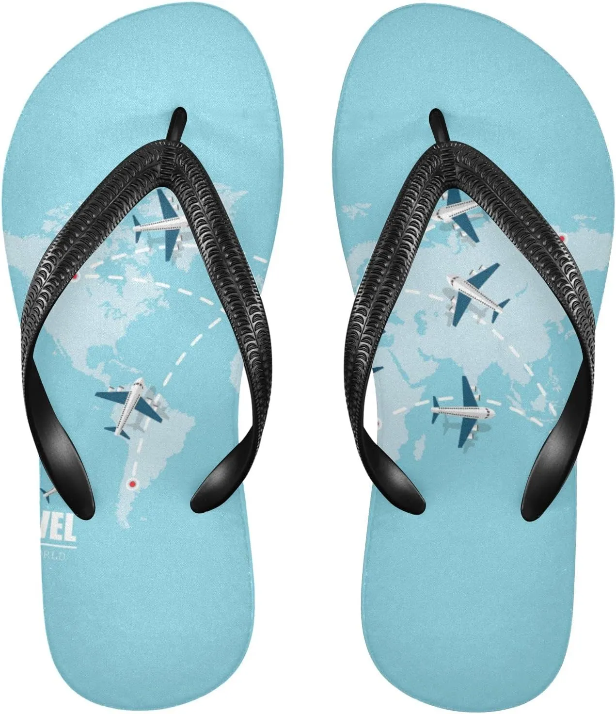 Oyihfvs Flip Flops Flip Sandal Home Slippers Hotel Spa Bedroom for Men Women XS-XXL