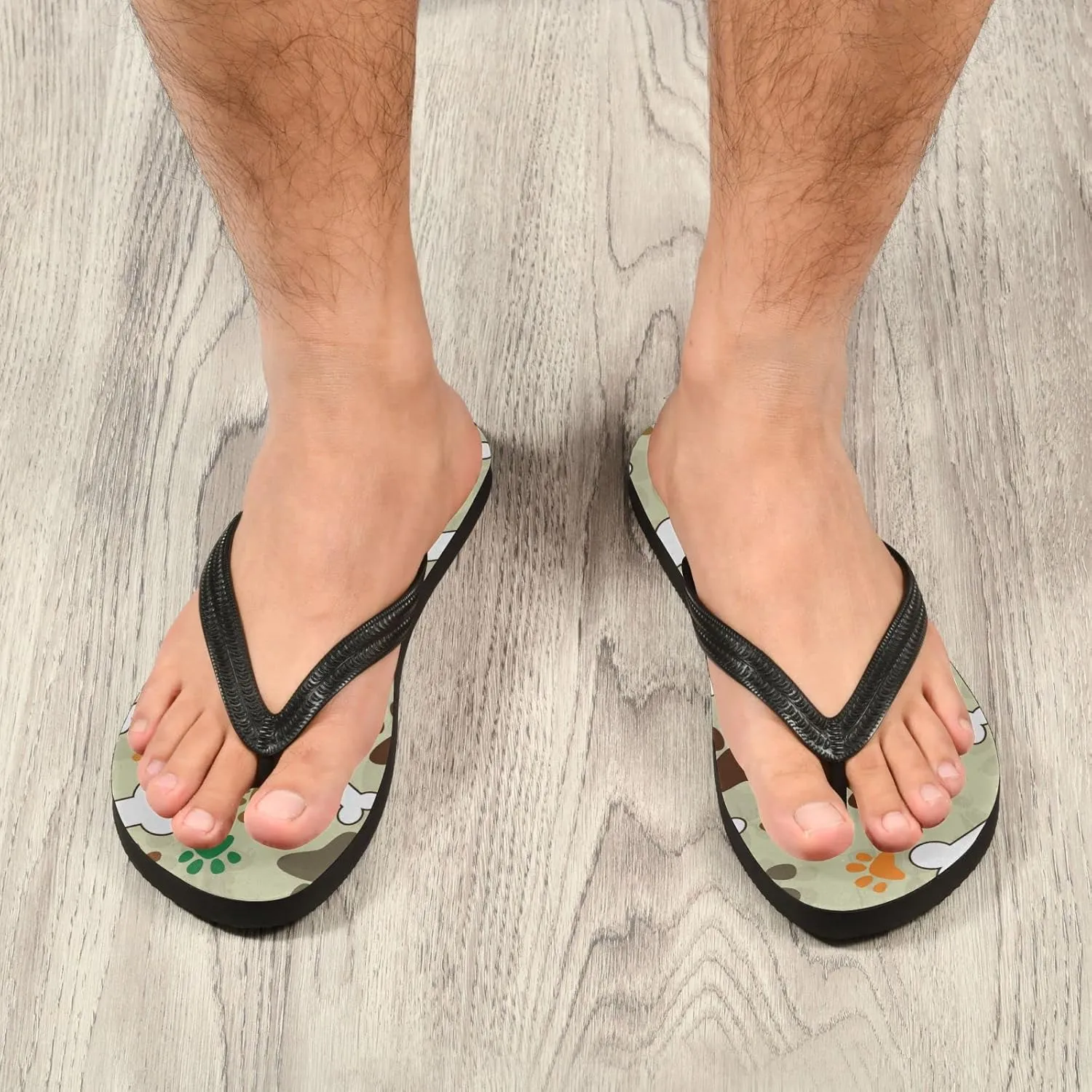 Oyihfvs Flip Flops Flip Sandal Home Slippers Hotel Spa Bedroom for Men Women XS-XXL