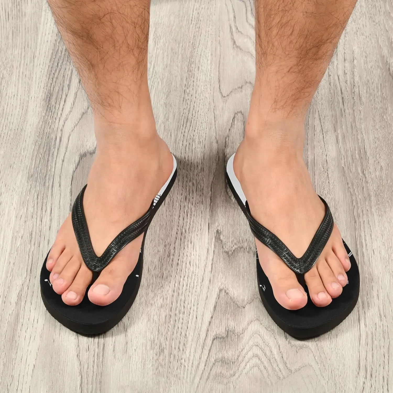 Oyihfvs Flip Flops Flip Sandal Home Slippers Hotel Spa Bedroom for Men Women XS-XXL