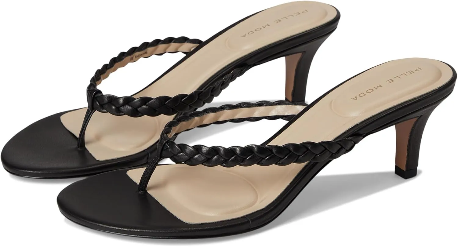 Pelle Moda Women's Earlen Thong Heeled Sandal