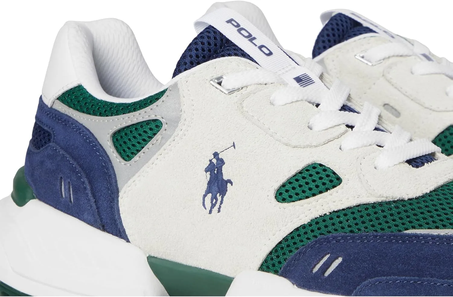 Polo Ralph Lauren Men's Jogger Suede & Mesh Sneaker