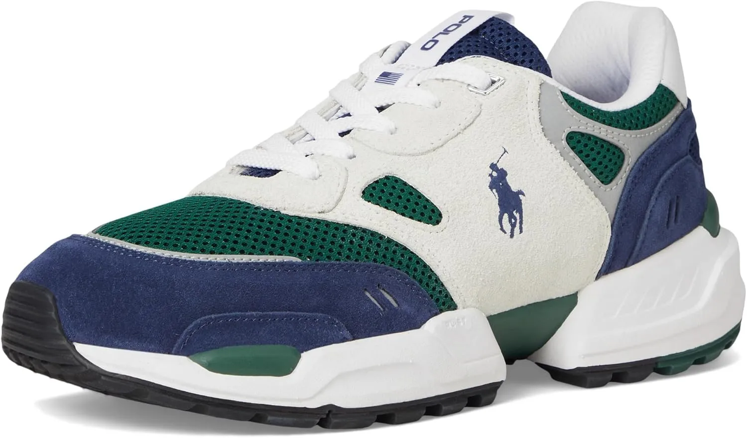 Polo Ralph Lauren Men's Jogger Suede & Mesh Sneaker