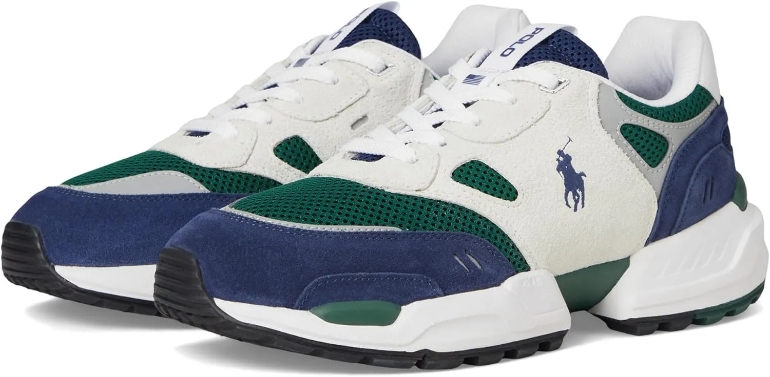 Polo Ralph Lauren Men's Jogger Suede & Mesh Sneaker