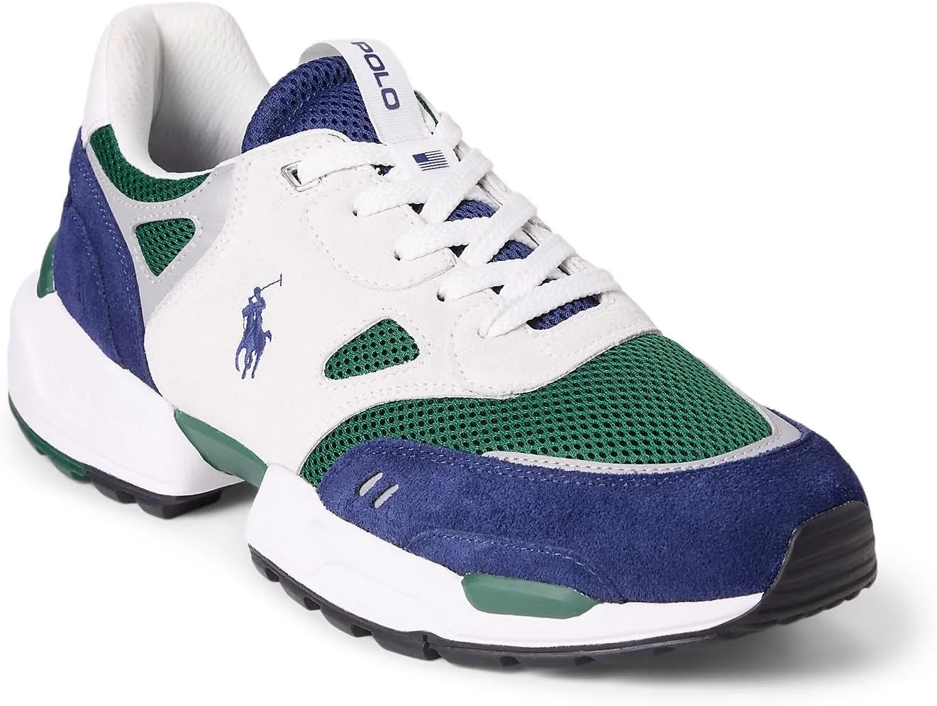 POLO RALPH LAUREN Men's Jogger Suede & Mesh Sneaker
