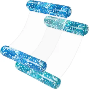 Pool Floats - 2 Pack 4-in-1 Multi-Purpose Pool Hammock Float