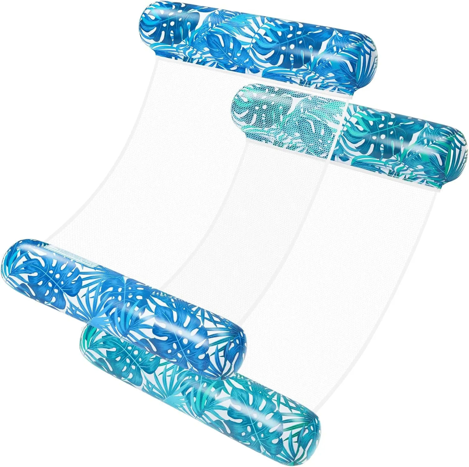 Pool Floats - 2 Pack 4-in-1 Multi-Purpose Pool Hammock Float