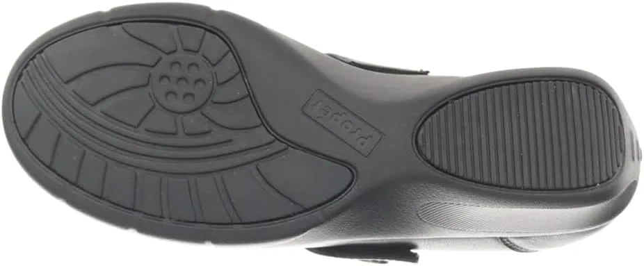 Propet Womens Wallis Slip On Clogs Casual - Black